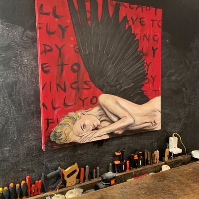 Angel With Black Wings