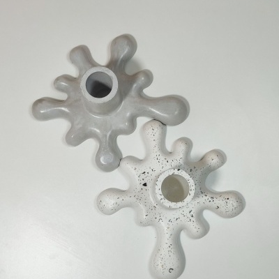 Castiçal Água Fluída | Porta-Vela Artesanal