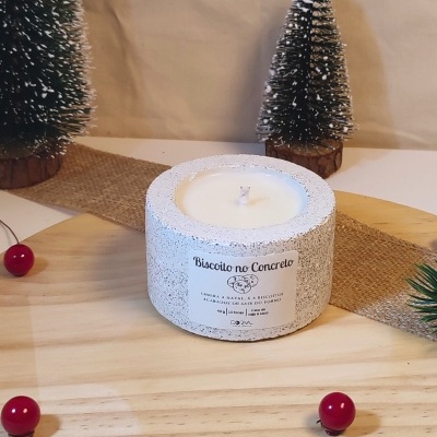 Vela Biscoito no Concreto S