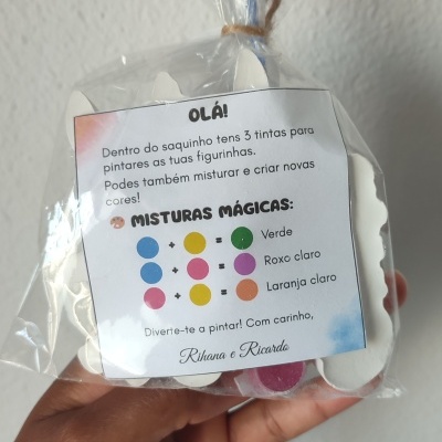 Lembranças Criativas em Cimento Branco