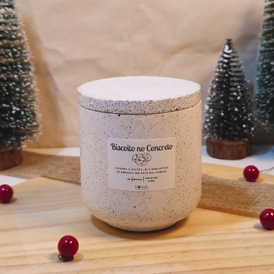 Vela Biscoito no Concreto