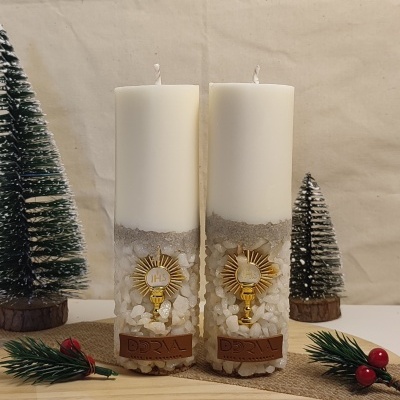 Vela Luz Sagrada - Pedra de Mármore