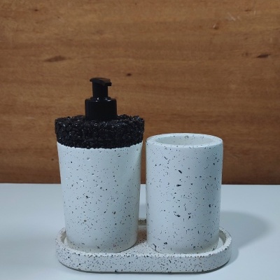 Dispensador de sabão Granilite e Basalto