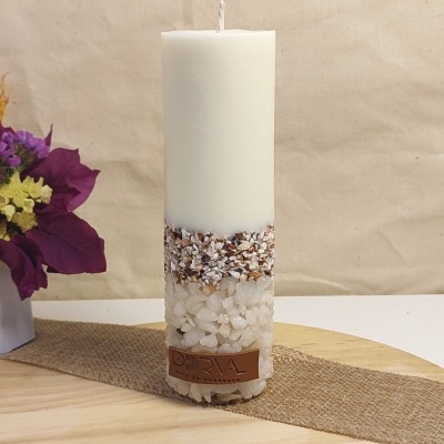 Vela Aromática com Base de Mármore