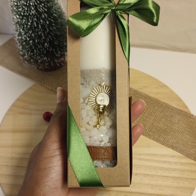 Vela Luz Sagrada - Pedra de Mármore