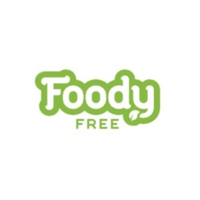 Logótipo Foody FREE em verde sobre fundo branco