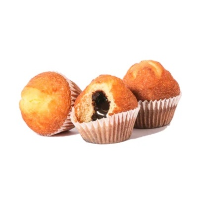 Madalenas com recheio de chocolate #Mdalen sem glúten