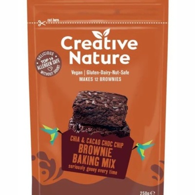 Preparado brownie de chocolate #CreativeNature sem glúten