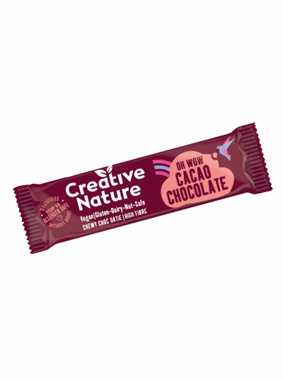 Barra energética chocolate #CreativeNature sem glúten