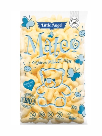 Snack de milho e millet bio #Mclloyd's sem glúten