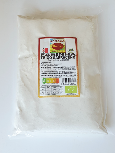 Farinha de trigo sarraceno #Bioprasad sem glúten