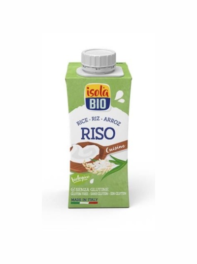 Creme de arroz para culinária #IsolaBio