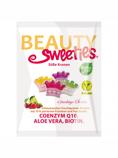 Gomas de fruta "coroas" #BeautySweeties sem glúten