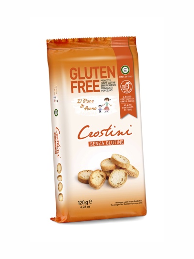 Crostini - mini-tostas #PaneDiAnna sem glúten