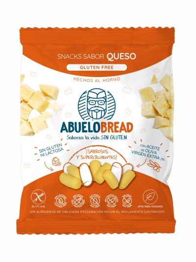 Snack sabor a "queijo" #AbueloBread sem glúten