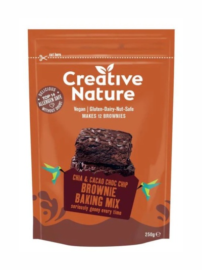 Preparado brownie de chocolate #CreativeNature sem glúten Preparado brownie de chocolate #CreativeNature sem glúten