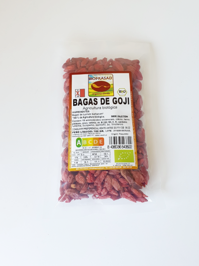 Bagas de goji 100g #Bioprasad sem glúten