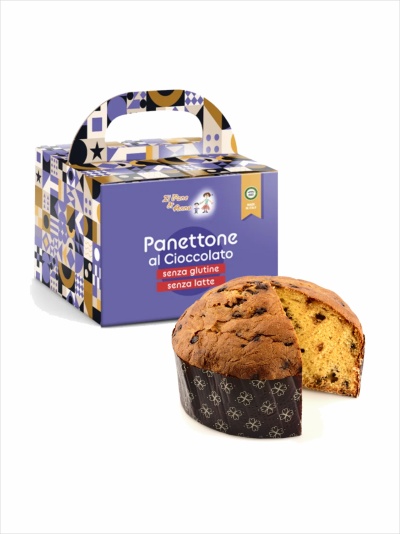 Panetone de chocolate sem glúten #PaneDiAnna