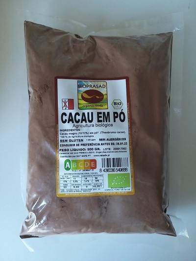 Cacau puro em pó #Bioprasad sem glúten