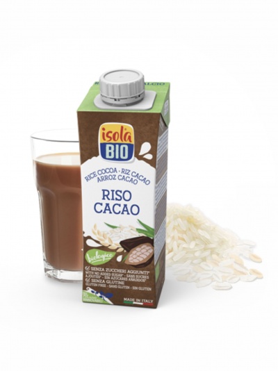 Bebida de arroz c/ chocolate 250 mL #IsolaBio