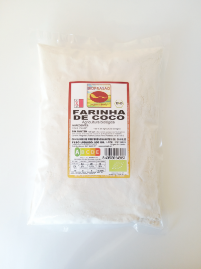 Farinha de coco #Bioprasad sem glúten