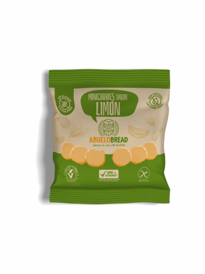 Mini-bolachinhas de limão #AbueloBread sem glúten