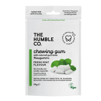 PASTILHAS ELÁSTICAS NATURAIS DE MENTA - THE HUMBLE - SEM AÇUCAR