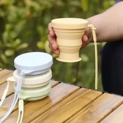 Copo dobrável em silicone - 250ml