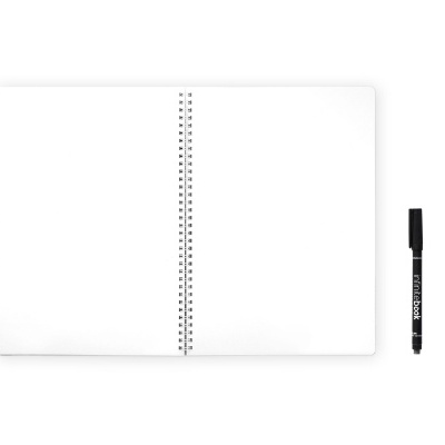 Caderno reutilizável Infinitebook A4 - Treinar caligrafia