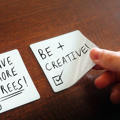 Notas adesivas reutilizáveis Infinitebook