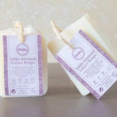 Sabão artesanal para loiça e roupa - Miristica