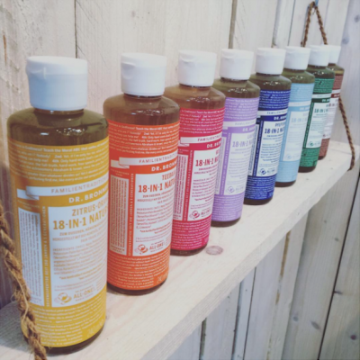 DR. BRONNER'S - SABONETES LÍQUIDOS BIOLÓGICOS - 240ML E 475ML