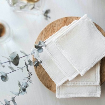 ALGODÃO DESMAQUILHANTE REUTILIZÁVEL 2 EM 1