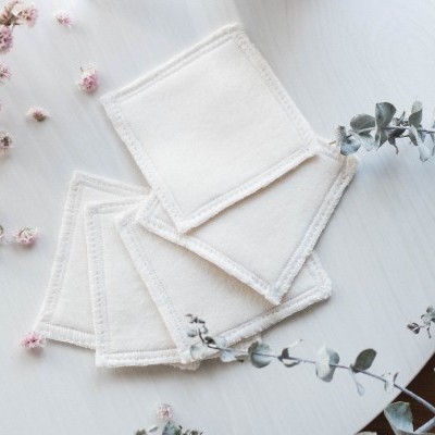 ALGODÃO DESMAQUILHANTE REUTILIZÁVEL 2 EM 1