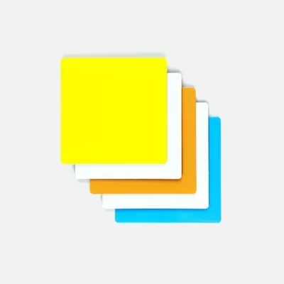 Notas adesivas reutilizáveis coloridas - Infinitebook