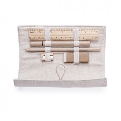 ESTOJO EM ALGODÃO COM 5 PEÇAS