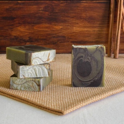 Sabão artesanal de Cacau e Menta - Miristica