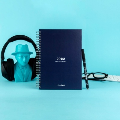 Infinitebook Planner A5 - Disponível em Azul e Preto