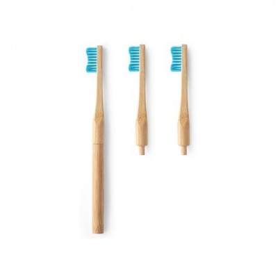 ESCOVA DE DENTES HUMBLE BRUSH - CABO + 3 CABEÇAS