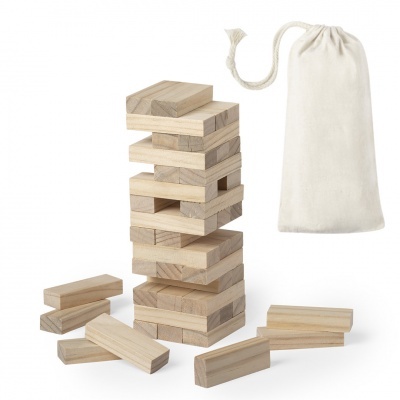JOGO DE HABILIDADE EM MADEIRA - JENGA