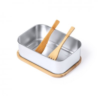 MARMITA EM AÇO INOXIDÁVEL E BAMBU