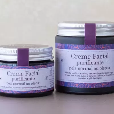 Creme facial purificante Miristica - Pele normal ou oleosa - 50ml ou 100ml