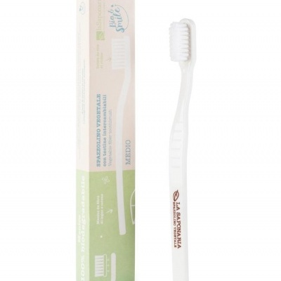 ESCOVA DE DENTES COM CERDAS AMOVÍVEIS - MÉDIA