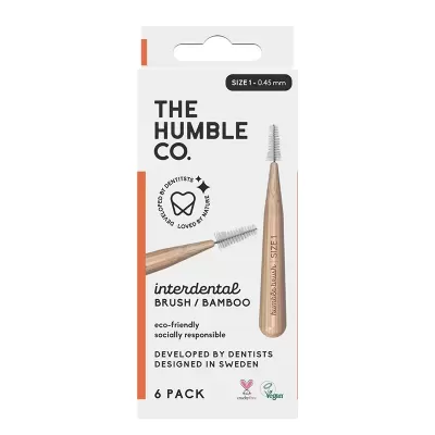 Escovilhões Interdentários cabo de bambu (6 un) - The Humble