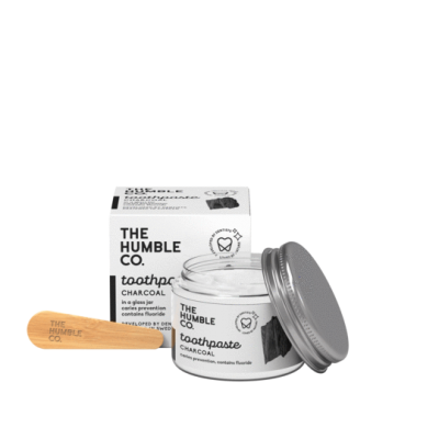 PASTAS DE DENTES NATURAIS THE HUMBLE CO - FRASCO DE VIDRO