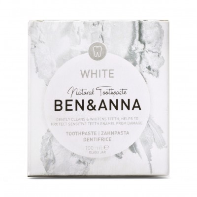 PASTA DE DENTES NATURAL BEN&ANNA WHITE 100ML