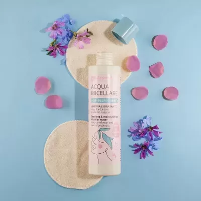 Água Micelar - rosa, centáurea e prebióticos - La Saponaria