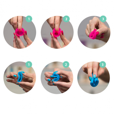 Copo menstrual Fun Cup com bolsa de transporte - Tamanho B Copo menstrual Fun Cup com bolsa de transporte - Tamanho B