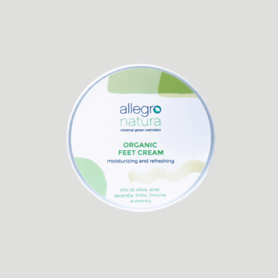 Creme de pés biológico nutritivo e refrescante - Allegro Natura