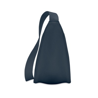 Mochila saco azul escuro com alça larga